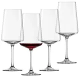 Schott Zwiesel Rotweinglas MioVino (4er-Set), moderne Weingläser für Rotwein,spülmaschinenfeste Tritan-Kristallgläser, Made in Germany (Art.-Nr. 124051)