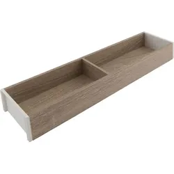 BLUM AMBIA-LINE Schubkastenrahmen schmal - Holzdesign - 472 mm , Bardolino Eiche/seidenweiß matt