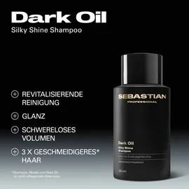 Sebastian Professional Dark Oil Silky Shine Shampoo 1000 ml