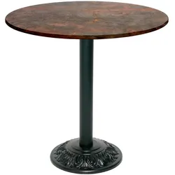 Restootab Tisch Bistrot-Stil Ø70cm - Modell Rost