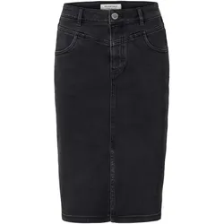 Tchibo - Jeansrock in Bleistift-Form - Damen - Gr. 36 - schwarz