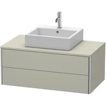 Duravit Waschtischunterschrank 2 Auszüge 100 x 40 x 54,8 cm Taupe Seidenmatt