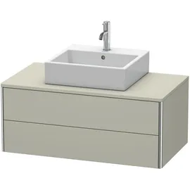 Duravit Waschtischunterschrank 2 Auszüge 100 x 40 x 54,8 cm Taupe Seidenmatt