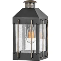 Elstead Lighting Wandleuchte Außenleuchte Hauswand Eingang IP44 Glas klar