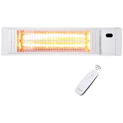 VASNER Heizstrahler "Wand / Decke, weiß, Teras X20", weiß, B:66cm H:11cm T:14cm, Heizstrahler, abgerundetes Design