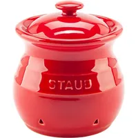 Staub Knoblauch Aufbewahrung 11 cm kirschrot