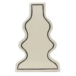 ferm LIVING - Paste Vase Curvy Off-White