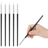 QOCUILC Silikon-Pinsel, 5-teiliges flexibles Silikon-Stift-Styling-Pinsel-Set, Bildhauerei, Malerei, Nagelkunst, Silikonpinsel