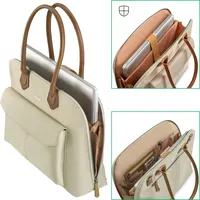 Hama Notebook-Tasche Fabulous Handtasche Beige 13,3" bis 14,9"