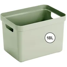 sunware perfectly organised Aufbewahrungsbox 35 x 24,6 x 24,3 cm 1-tlg. grün