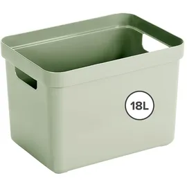 sunware perfectly organised Aufbewahrungsbox 35 x 24,6 x 24,3 cm 1-tlg. grün
