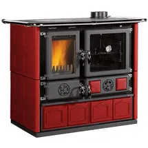 La Nordica-Extraflame La Nordica Rosa 5.0 Küchenofen Majolika Bordeaux