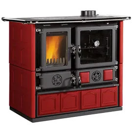 La Nordica-Extraflame La Nordica Rosa 5.0 Küchenofen Majolika Bordeaux