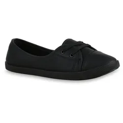 Damen Sportliche Ballerinas in Schwarz