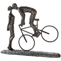 Casablanca by Gilde Dekofigur Skulptur Kiss me bronzefarben H. 30 cm)