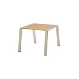 Diamond Garden Mali Beistelltisch Edelstahl Teak