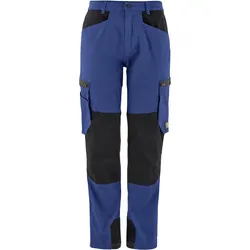 Bundhose "CARGO WORK" Baumwoll-Stretch - 52 - kornblau/schwarz