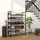 Homcom Schuhregal 72 x 102 x 30 cm schwarz