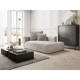 vente-unique Recamiere - rechtsseitig - Cord - Beige - PINETA