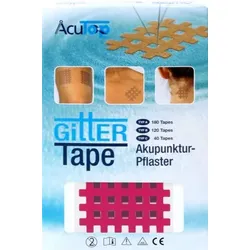 GITTER Tape AcuTop Akupunkturpflaster 5x6 cm pink 40 St Pflaster