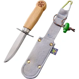 HABA Terra Kids Opinel-Taschenmesser, Kinder-Taschenmesser mit Filztasche
