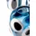 LEONARDO Vase OCCHI BLU (LBH 17.40x22.40x22 cm) - blau - LBH 17.40x22.40x22 cm