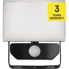 EMOS - LED-Strahler Tambo mit Bewegungsmelder - dünnes Aluminium Flutlicht - wasserdicht - neutralweiß - 1000 lm - 10 W - für Außen - schwarz, ... - Schwarz