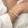 AILORIA SANGO Armband aus Sterlingsilber mit gold/weißer Perle Größe onesize