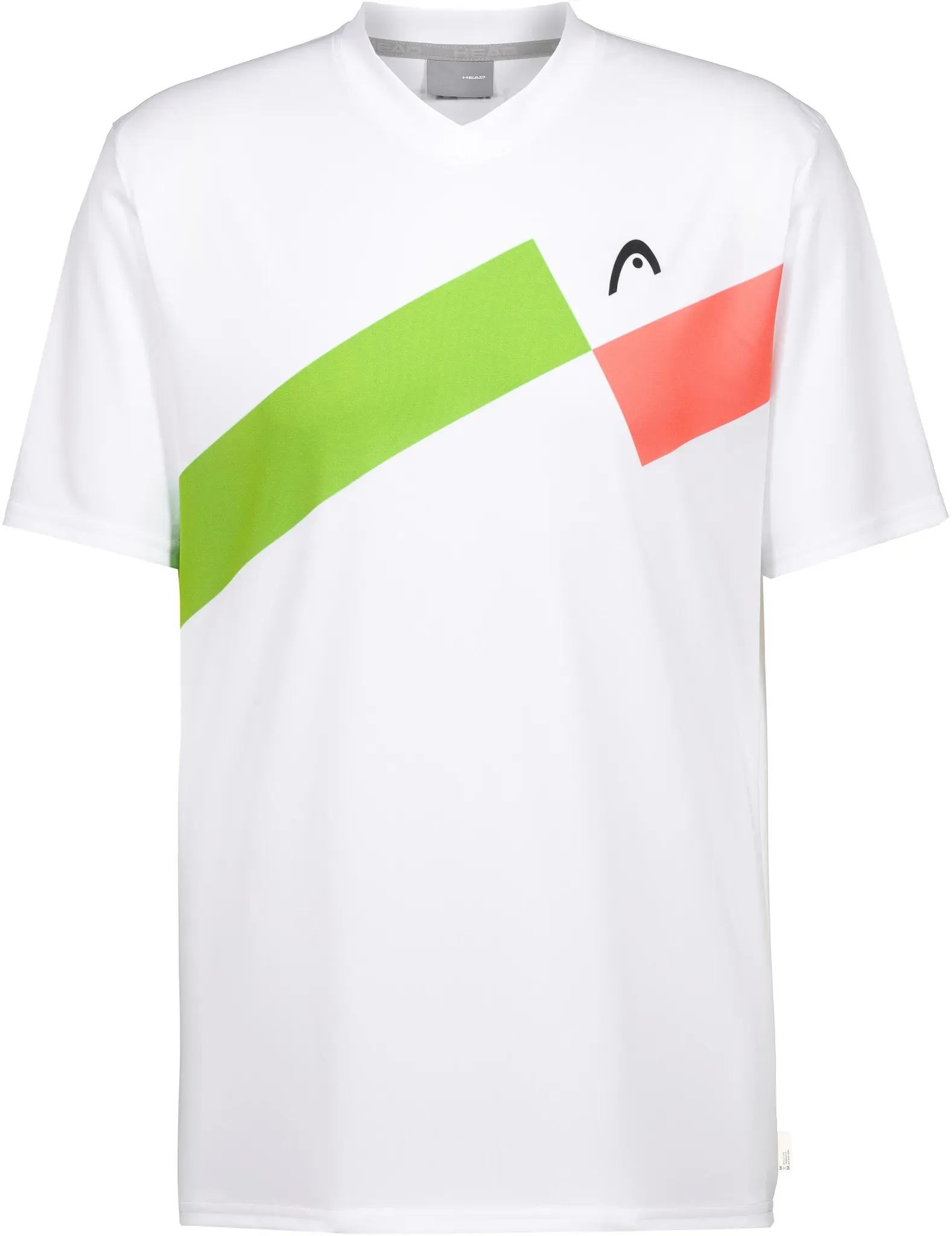 HEAD Topspin Tennisshirt Herren in grapefruit-print perf m, Größe M - rot