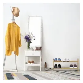 Relaxdays Sandra 33,5 x 69,5 x 26 cm offen / gold