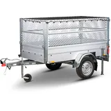 Stema PKW-Anhänger 'Basic Plus 750' ungebremst 750 kg mit Gitteraufsatz