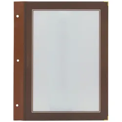 Securit® Holzsortiment Menühalter Einsätze - Beidseitig A4 - 5er Set