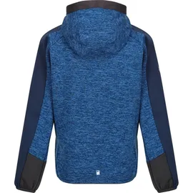 Regatta Strickfleecejacke für Kinder Dissolver VI mit Kapuze, Farbe:Blau, Kinder Größen:140 - 140