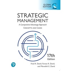 Strategic Management: A Competitive Advantage Approach, Concepts and Cases, Global Edition - Fred R. David, Forest R. David, Meredith E. David, Kartoniert (TB)
