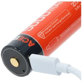AceBeam 21700 Li-ion Akku mit starken 5000mAh USB-C max. Entladestrom 15A, 77,8 x 21,37mm