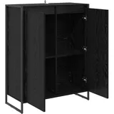 vidaXL Schuhschrank 79 x 36 x 100 cm schwarz / Eichen-Optik