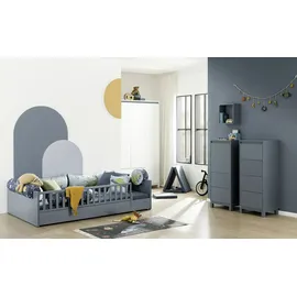 Paidi Kinderbett Little Flo 90 x 200 cm Buche blau