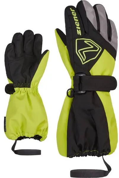 ZIENER Kinder Handschuhe LAURO AS(R) glove junior, black.lime, 4,5