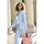 vivance active by lascana Funktions-Kapuzensweatjacke Damen blau meliert Gr.XS (32/34)