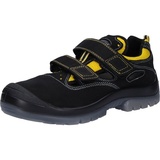 Arnold Potthoff CanadianLine CL Dune Sandale S1 Sicherheitsschuhe schwarz/gelb Gr. 44 - Schwarz - 44