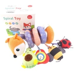 Spiral Toy Spielzeug Spirale für Babys Kinderwagenspirale Spielkette Spiegel ...