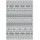 Outsunny Outdoor-Teppich 274 x 182 cm Dunkelgrau/Weiß