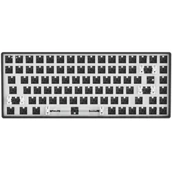 Sharkoon SKILLER SGK50 S3 Barebone Gaming Tastatur - komplett personalisierbare Gaming Tastatur im 75% Layout, Hot-Swap, RGB-Beleuchtung, QWERTZ-Layou