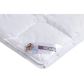 MY HOME Microfaserbettdecke MY HOME "Fantasy, Bettdecke 135x200 cm, 155x220 cm, 200x200 cm, 200x220 cm", weiß, B:200cm L:200cm, Bezug: 100% Baumwolle. Füllung: 100% Polyester, Bettdecken, Microfaserbettdecke, Bettdecken, in 3 Bezugsqualitäten für Sommer, Winter