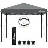 Sekey Faltpavillon 3 x 3 m inkl. 4 Seitenteile Grau