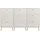 VCM Softline 246 x 26 x 0 cm 9 Klaptüren weiß / weiß