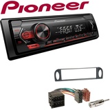 Pioneer 1-DIN Autoradio USB AUX Android Einbauset für Citroen C5 2001-2004