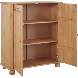 OTTO home Highboard 85 x 95 x 34 cm Braun / Beige