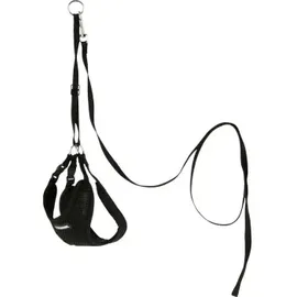 Kerbl Welpengeschirr mit Leine, schwarz 24 - 44 cm/10 mm