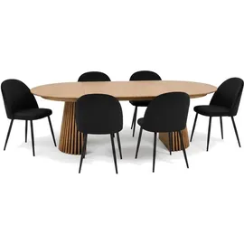 VCM ebuy24 Essgruppe Essgruppe Tokyo (MDF, Stahl)